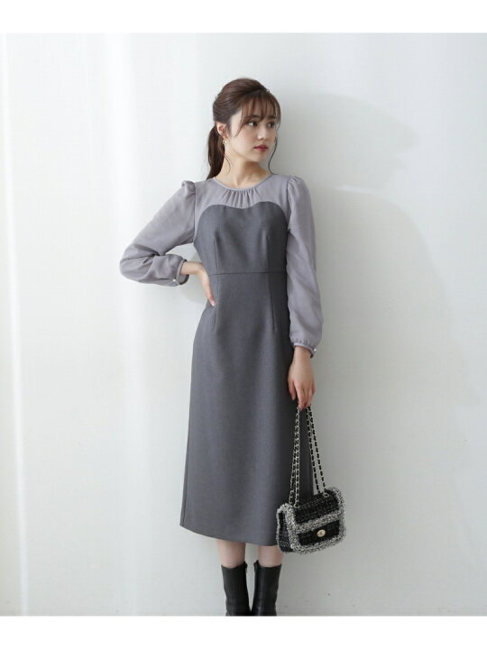 楽天市場】【SALE／20%OFF】ハートカットデザインタイトワンピース  