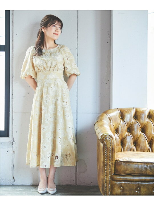 楽天市場】【SALE／30%OFF】フラワーエンブロイダリーワンピース  