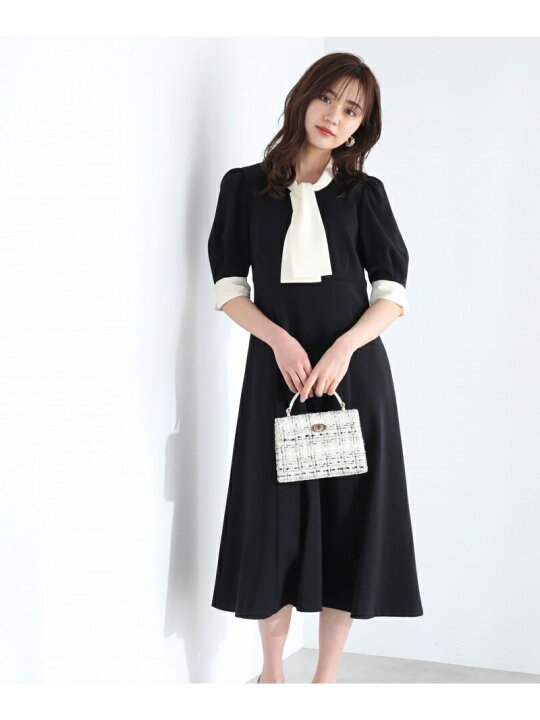 楽天市場】【SALE／30%OFF】バイカラーボウタイワンピース WEB限定 