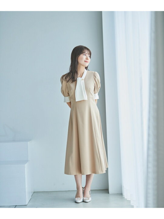 楽天市場】【SALE／30%OFF】バイカラーボウタイワンピース WEB限定 