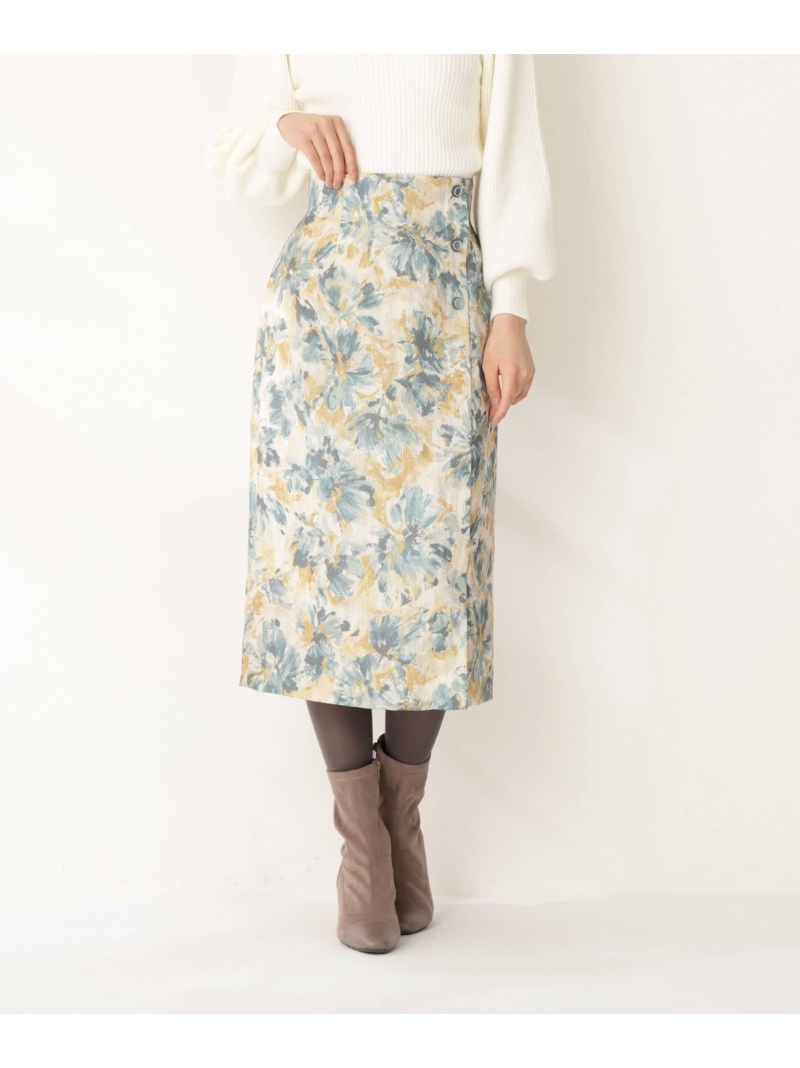 楽天市場】【SALE／50%OFF】フラワージャガードタイトスカート