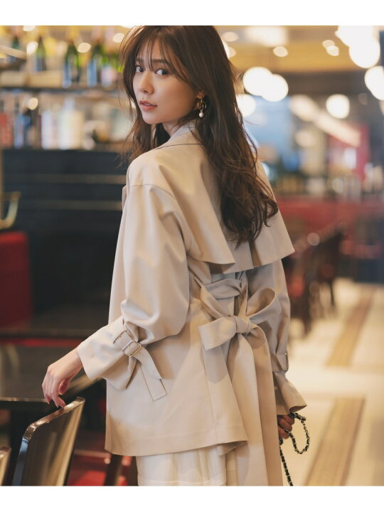 楽天市場】【SALE／50%OFF】ミドル丈ルーズトレンチコート PROPORTION 