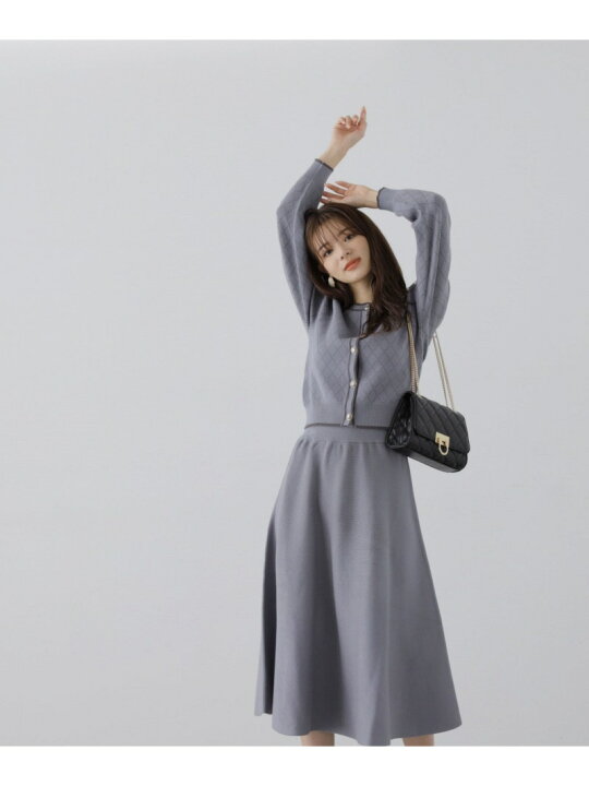 楽天市場】【SALE／30%OFF】カーディガンニットセットアップ  
