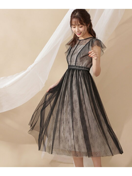 楽天市場 Sale 50 Off Lou Lou Fee レースパイピングドレス Proportion Body Dressing プロポーションボディドレッシング ワンピース ワンピースその他 ブルー ブラック Rba E 送料無料 Rakuten Fashion Proportion Body Dressing