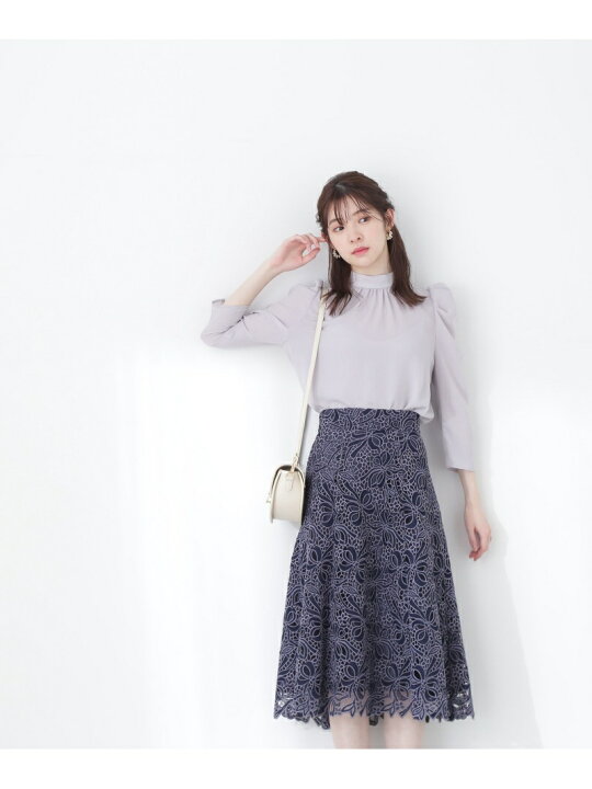 楽天市場】【SALE／30%OFF】フラワーリボンケミカルレースフレア 