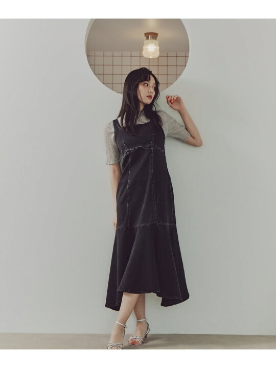 楽天市場】【SALE／60%OFF】イレヘムマーメイドデニムジャンスカ 