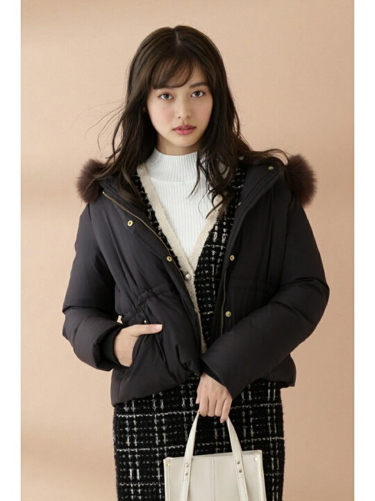 楽天市場】フードファーショートダウン PROPORTION BODY DRESSING 