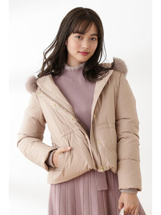 楽天市場】フードファーショートダウン PROPORTION BODY DRESSING 