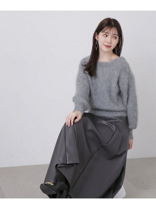 楽天市場】【SALE／50%OFF】フェイクレザーフレアスカート PROPORTION 