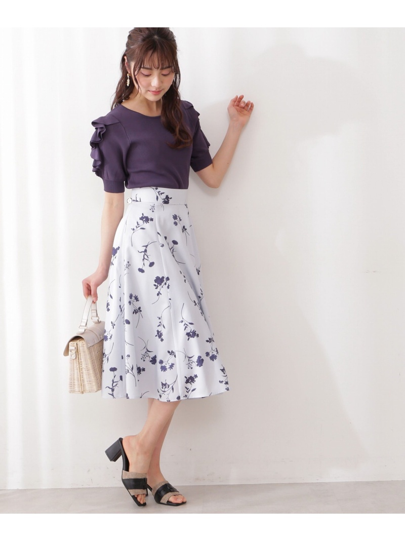 楽天市場】【SALE／30%OFF】ボタニカルフラワープリントスカート