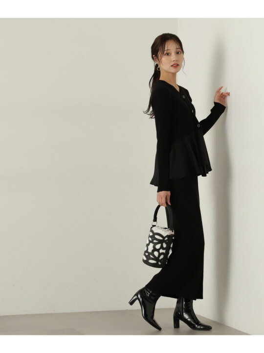 楽天市場】【SALE／30%OFF】ペプラムナローニットSET UP PROPORTION  
