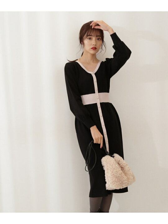 楽天市場】【SALE／10%OFF】配色ニットワンピース PROPORTION BODY 