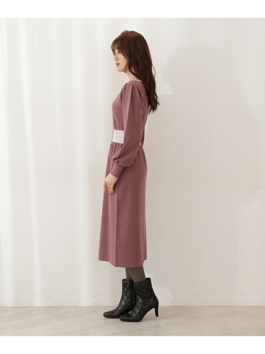 楽天市場】【SALE／10%OFF】配色ニットワンピース PROPORTION BODY 