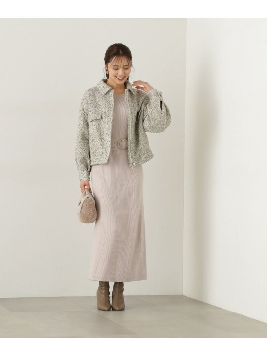 楽天市場】【SALE／60%OFF】MIXツイードブルゾン 24AW PROPORTION BODY 