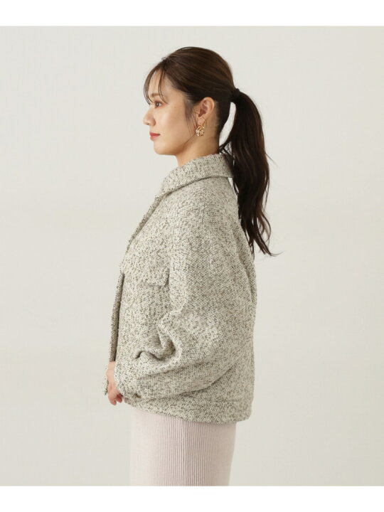 楽天市場】【SALE／60%OFF】MIXツイードブルゾン 24AW PROPORTION BODY 