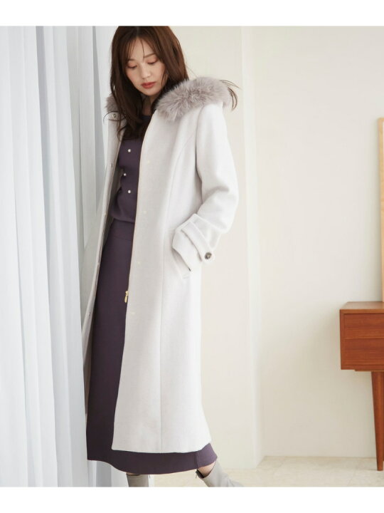 楽天市場】フードフェイクファーコート 24AW PROPORTION BODY DRESSING 