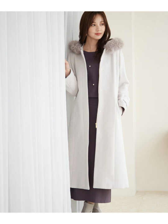 楽天市場】フードフェイクファーコート 24AW PROPORTION BODY DRESSING  