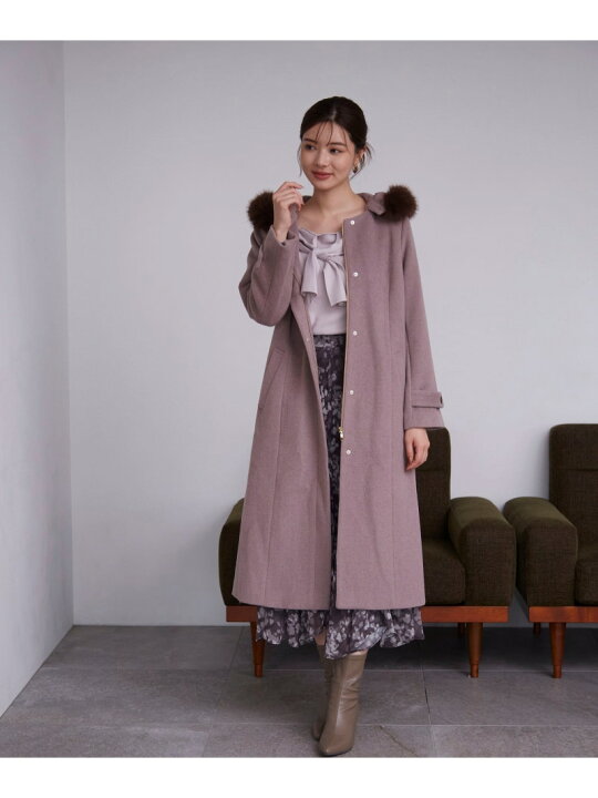 楽天市場】フードフェイクファーコート 24AW PROPORTION BODY DRESSING 