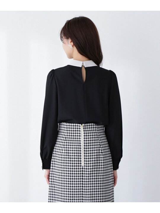 楽天市場】【SALE／30%OFF】襟付き2Wayメタルバーブラウス PROPORTION 