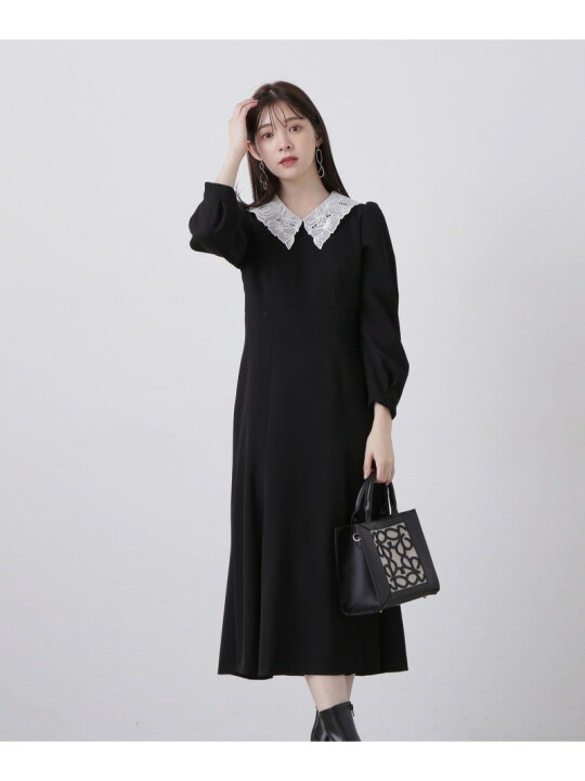 楽天市場】【SALE／50%OFF】レースカラーマーメイドワンピース 