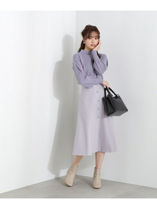 楽天市場】【SALE／50%OFF】フロントボタンフレアスカート  