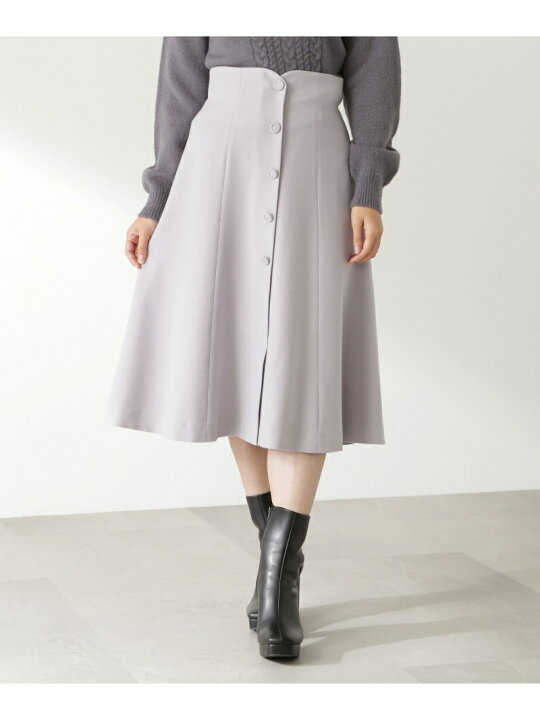 楽天市場】【SALE／50%OFF】フロントボタンフレアスカート  