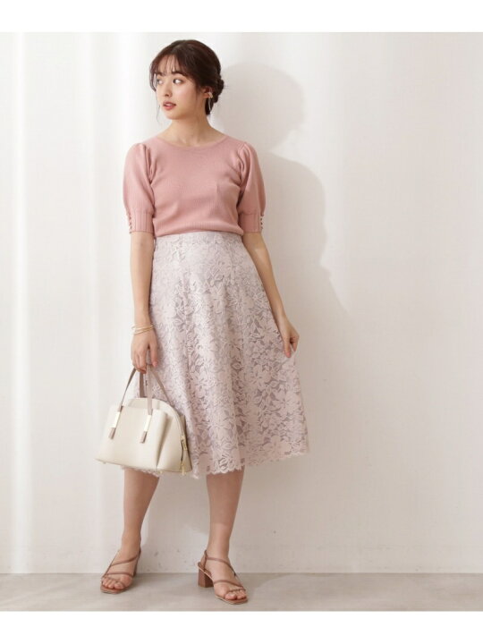 楽天市場】【SALE／50%OFF】フラワーレースフレアスカート PROPORTION 