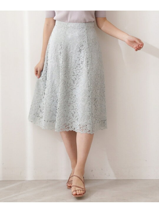 楽天市場】【SALE／50%OFF】フラワーレースフレアスカート PROPORTION 