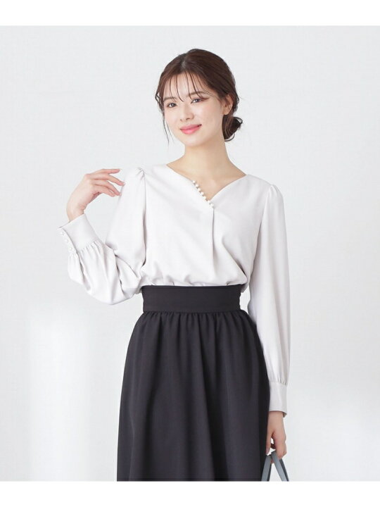 楽天市場】【SALE／50%OFF】パールカットブラウス PROPORTION BODY 