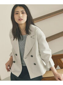 【SALE／10%OFF】ベーシックショートトレンチ PROPORTION BODY DRESSING プロポーションボディドレッシング ジャケット・アウター ブルゾン・ジャンパー ベージュ グレー ブラウン【RBA_E】【送料無料】[Rakuten Fashion]