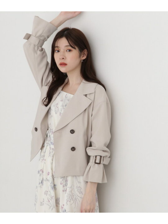 楽天市場】【SALE／10%OFF】ベーシックショートトレンチ PROPORTION 