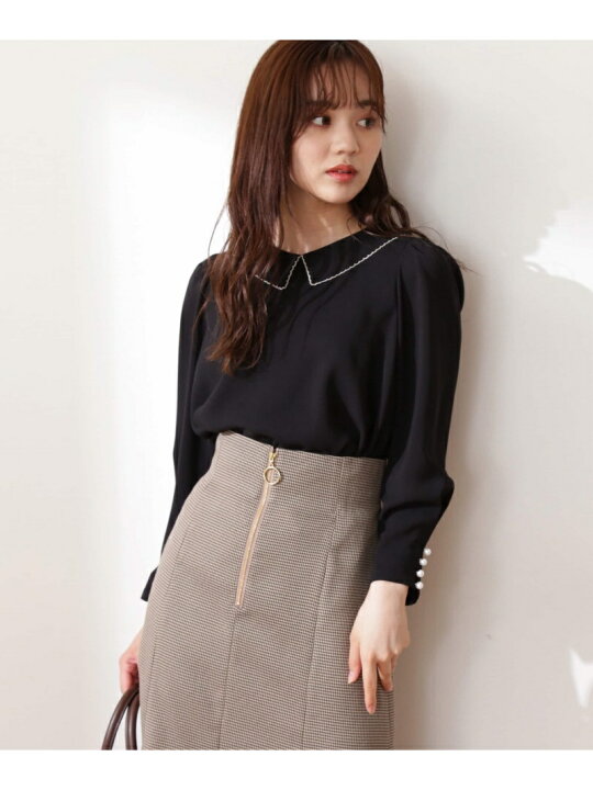 楽天市場】【SALE／30%OFF】フロントファスナー千鳥マーメイドスカート  