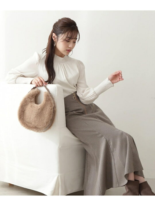楽天市場】【SALE／30%OFF】フロントファスナー千鳥マーメイドスカート  