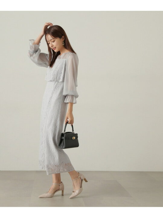 楽天市場】【SALE／30%OFF】レースレイヤードタイトワンピース 
