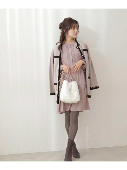 楽天市場】【SALE／30%OFF】｜美人百花10月号掲載｜トリミングニット 