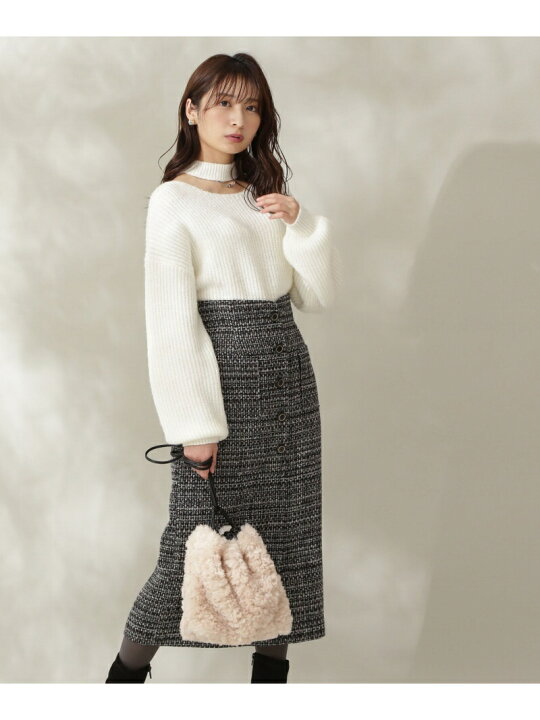 楽天市場】【SALE／50%OFF】ツイードタイトスカート PROPORTION BODY 
