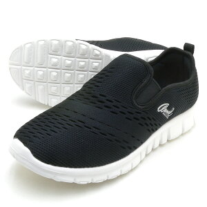 超軽量 レディース ローカット スリッポン スニーカー AN0902 ネイビー、ブラック、ホワイト、グレー Arnie Arnold Palmer アーニー アーノルドパーマー レディース シューズ AN-0902 SEED 販売中