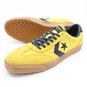 コンバース ロードクラシック スケート ローカット イエロー/ネイビー 替えシューレース付き 靴紐 スケートボーディング テラス系 ローテク スニーカー ガムソール レトロ キャンバス スケ