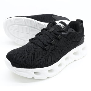 ケースイス メンズ メッシュ ローカット スニーカー K-SWISS KSM0050 ブラック 男性用 ジョギング ランニング シューズ K・SWISS