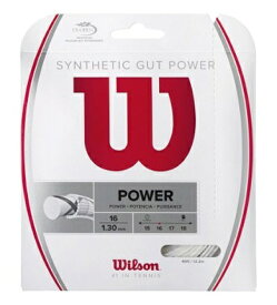 Wilson テニスガット　シンセティック・ガット・パワー16Wilson SYNTHETIC GUT POWER 16