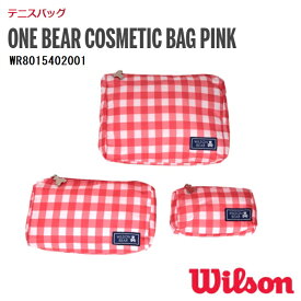 ウイルソン コスメティックバッグ ONE BEAR COSMETIC BAG PINK WR8015402001