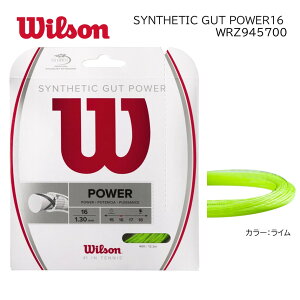 Wilson EB\ @dejXpXgOSYNTHETIC GUT POWER 16@C@@WRZ945700