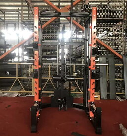 ハーフラック　ラットプルダウン付　スミストレーニング　プレート専用　シーテッドロー　スクワット　チンニング　スモールジム　パーソナルジム　業務用　LG-3PR01