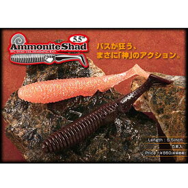 ジャッカル アンモナイトシャッド 5.5インチ JACKALL Ammonite Shad 【メール便NG】