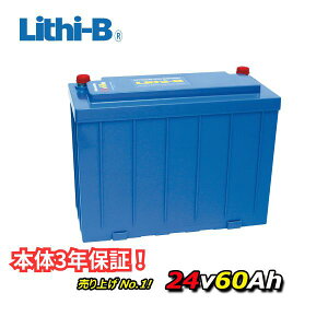 ���`�r�[(Lithi-B) ���`�E���o�b�e���[ 24V60Ah LiFePO4 (�����_�S���`�E���C�I���o�b�e���[) �y���������z