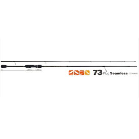 ヤマガブランクス ブルーカレント 73プラグ シームレスTZ/NANO 7.3ft ルアー1.5～6g PE0.1～0.4号【大型商品】【ライトソルトロッド】