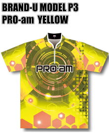 ABS ブランドU ボウリングウェア BRAND-U-PRO-am Scientific ネーム無し SS-3L メンズ レディース ABS ブランドボウリングコレクション ポロシャツ ユニフォーム ボウリング ボウリンググッズ 名入れ無し