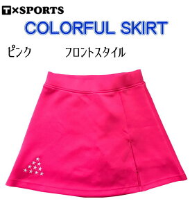 T-スポーツ ボウリングスカート TK-11 ピンク 140-4L レディース ボウリングウェア スカート ボウリング ボウリンググッズ T-SPORTS