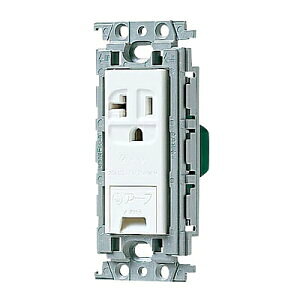 �p�i�\�j�b�N 15A�E20A���p�����A�[�X�^�[�~�i���t�ڒn�R���Z���g �≏��t�g�t 20A 125V �z���C�g WTF19314WK