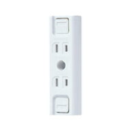 1箱（10個入）パナソニック Panasonic 露出ダブルコンセント 仮設用 フル端子 ホワイト WK1212SW
